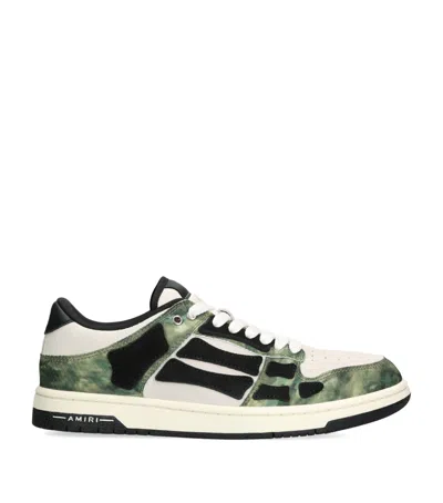AMIRI AMIRI CAMOUFLAGE SKEL TOP LOW SNEAKERS