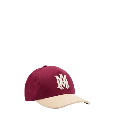 Amiri Canvas Cap In Red