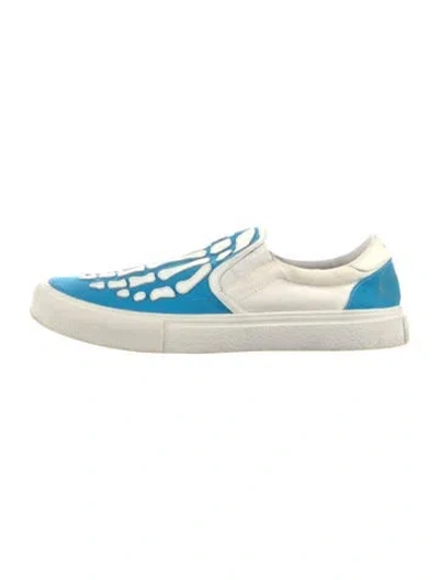 Pre-owned Amiri Canvas Colorblock Pattern Sneakers In Multicolor