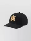 Amiri Canvas Hat Curved Brim In Black
