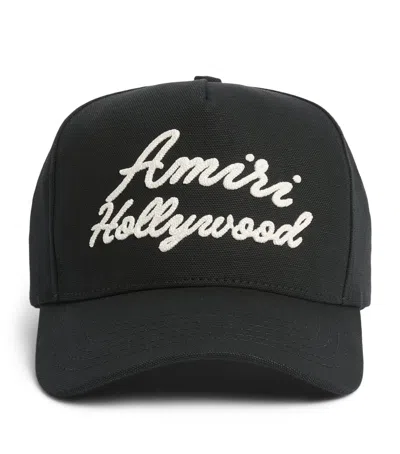 Amiri Canvas Hollywood Baseball Cap In Black