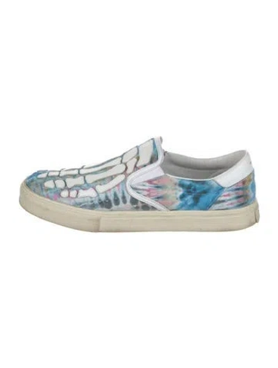 Pre-owned Amiri Canvas Tie-dye Print Sneakers In Multi