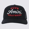 Amiri Black Baseball Cap With Maxi Logo On The Front In Cotton Man In Black