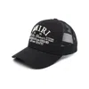 Amiri Logo-embroidered Cotton-canvas And Mesh Trucker Cap