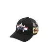 Amiri Logo-patch Mesh-back Cap In Black