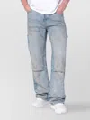 Amiri Cargo Carpenter Jeans Distressed Detailing In Blue
