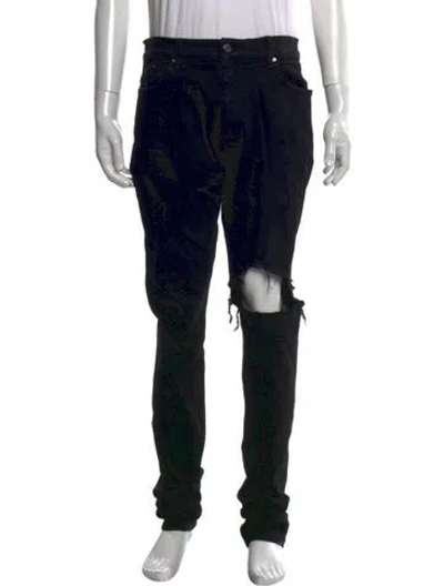 Pre-owned Amiri Cargo Pants In Black