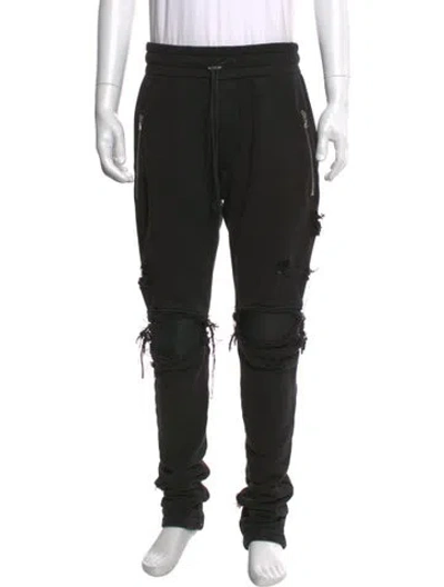 Pre-owned Amiri Cargo Pants In Black
