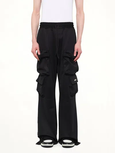 Amiri Cargo Track Pants In Black