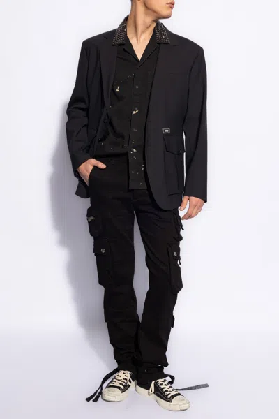 Amiri Cargo Trousers In Black