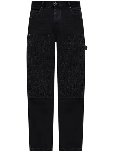 Amiri Debosseed Ma Quad Carpenter Jeans In Black