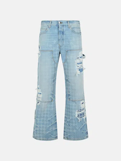 Amiri 'carpenter' Light Blue Cotton Jeans
