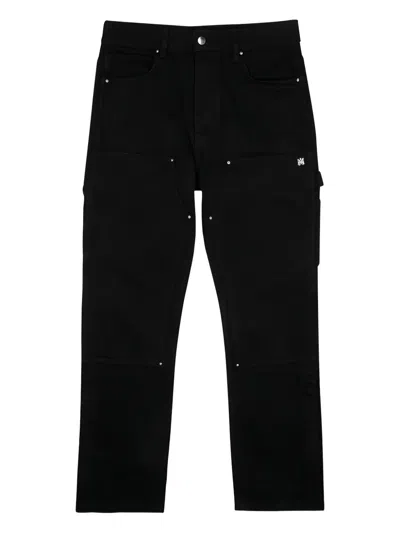 Amiri Carpenter Straight-leg Jeans In Black