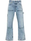 Amiri Carpenter Straight-leg Jeans In Blue