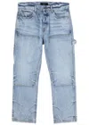 Amiri Carpenter Straight-leg Jeans In Blue