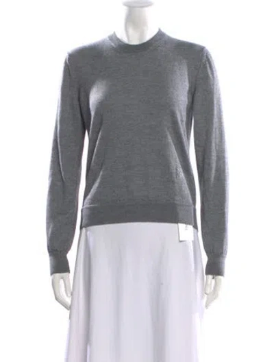 Pre-owned Amiri Cashmere Crew Neck Sweater In Gray