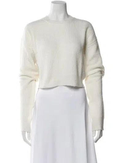 Pre-owned Amiri Cashmere Crew Neck Sweater W/ Tags In White