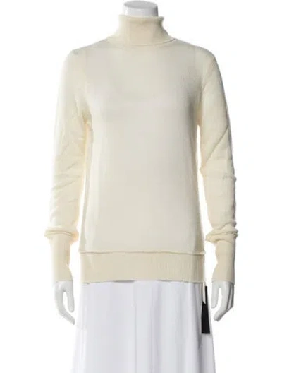 Pre-owned Amiri Cashmere Turtleneck Sweater In Neutral