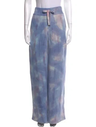 Pre-owned Amiri Cashmere Wide Leg Pants W/ Tags In Blue