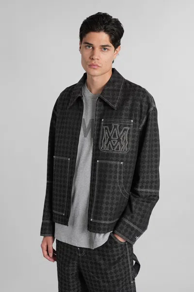 Amiri Casual Jacket In Black Cotton