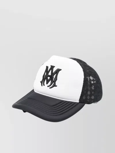 Amiri Casual Mesh Panelled Curved Peak Hat In White
