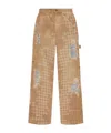 Amiri Tan Repair Jeans