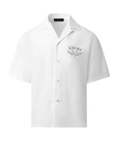 Amiri Casual Short-sleeved Shirt In White