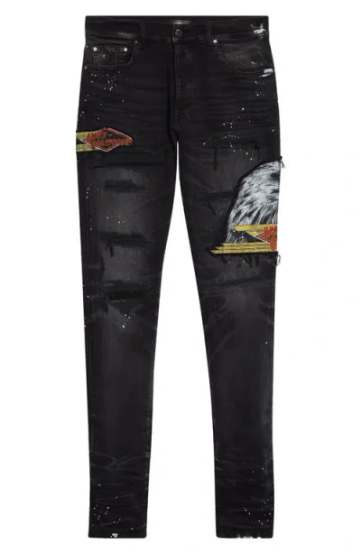 AMIRI AMIRI CEMENT THRASHER SKINNY JEANS