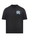 Amiri Championship Os T-shirt In Black