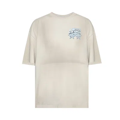 Pre-owned Amiri Championship Tee 'alabaster' In White