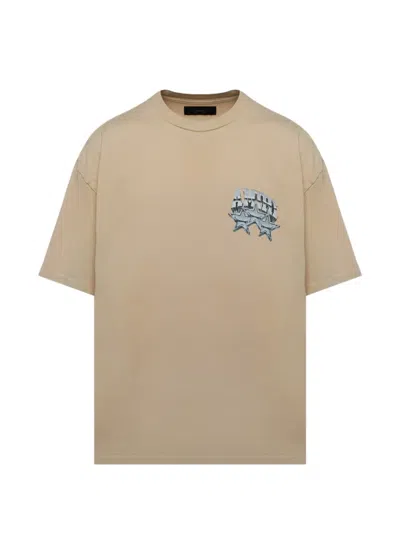Amiri Championship T-shirt In Brown
