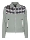 Amiri Diamond Embroidery Casual Jacket In Grey