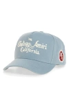 Amiri Embroidered Cap In Blue