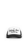 Amiri Black And White Cotton Baseball Cap In Multi