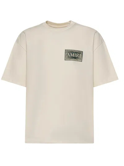 Amiri Chateau Crest Cotton T-shirt In Multi