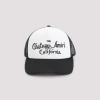 Amiri Black And White Cotton Baseball Cap In Black
