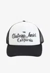Amiri Black And White Cotton Baseball Cap In White
