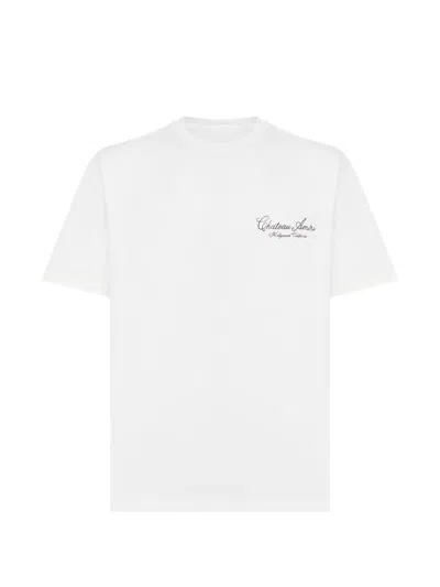 Amiri Chateau Script T-shirt In White