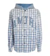 Amiri Logo-patch Shirt In Blue