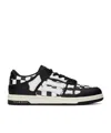 Amiri Check Pattern Casual Sneakers In Black