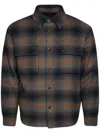 Amiri Check-pattern Long-sleeve Shirt In Brown