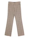 Amiri Checked Trousers In Neutral