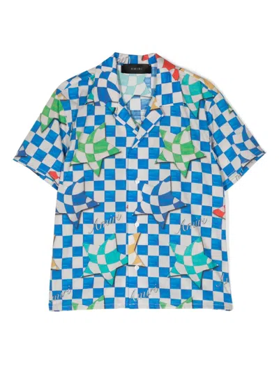 Amiri Kids' Pf23kss003420 Bluesilktw