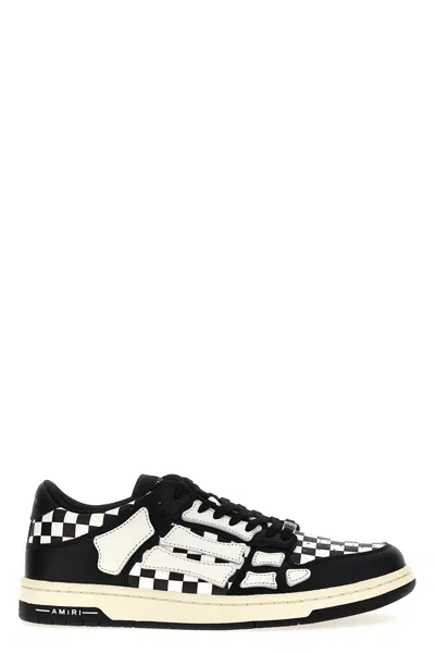 AMIRI AMIRI 'CHECKERED SKEL TOP LOW' SNEAKERS