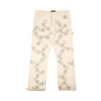 Pre-owned Amiri Chemist Carpenter Pants 'alabaster' | Grey | Men's Size 34 In Gray