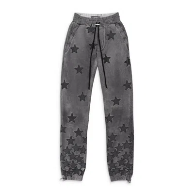 Amiri Chemist Star Sweatpant Heather Gray Sweatpants In Grey