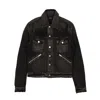Amiri Chemist Trucker Jacket - Black In Black