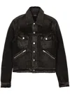 Amiri Chemist Trucker Jacket - Black In Black