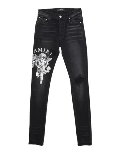 Pre-owned Amiri Cherub Black Jeans Size 32