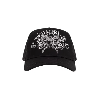 Pre-owned Amiri Cherub Trucker Cap 'black' | Men's Size Onesize
